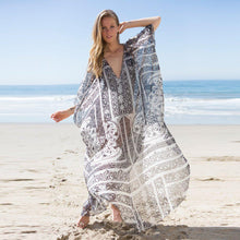 Load image into Gallery viewer, Oversized Chiffon Beach Blouse Holiday Sun Protection Cover-Up