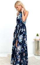 Load image into Gallery viewer, Beach skirt Bohemian holiday print sleeveless split hem dress