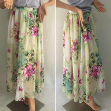 Load image into Gallery viewer, Boho Floral Summer Chiffon Beach Skirts