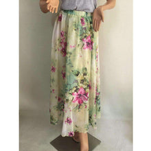 Load image into Gallery viewer, Boho Floral Summer Chiffon Beach Skirts