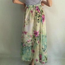 Load image into Gallery viewer, Boho Floral Summer Chiffon Beach Skirts