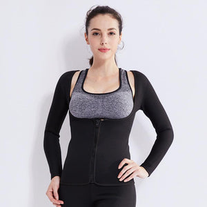 Female Rose Color Sweating Vest Sauna Accelerated Weight Loss