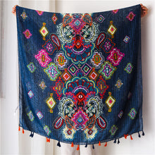 Load image into Gallery viewer, New spring and summer fashion street shooting long handmade tassel scarf Tibetan beach travel sunscreen shawl