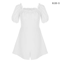 Load image into Gallery viewer, Bohemian Beach Lantern Sleeves Solid Color Jumpsuit
