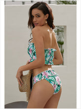 Load image into Gallery viewer, Two-piece Printed Bikini Split Sexy Low Waist Slimming Swimsuit