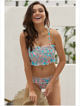 Load image into Gallery viewer, Two-piece Printed Bikini Split Sexy Low Waist Slimming Swimsuit