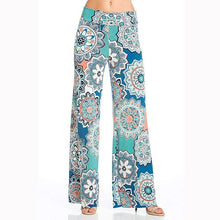 Load image into Gallery viewer, Bohemian Printed Wide Waist Casual Comfortable Wide Leg Yoga Pants