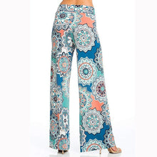 Load image into Gallery viewer, Bohemian Printed Wide Waist Casual Comfortable Wide Leg Yoga Pants