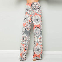 Load image into Gallery viewer, Bohemian Printed Wide Waist Casual Comfortable Wide Leg Yoga Pants