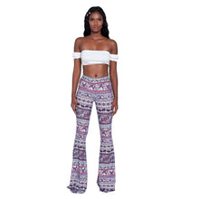 Load image into Gallery viewer, Fashion Pattern Printed Women&#39;s Bootcut Pants