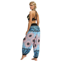 Load image into Gallery viewer, Women Bohemian Digital Printing Feather Fitness Yoga Casual Pants