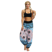 Load image into Gallery viewer, Women Bohemian Digital Printing Feather Fitness Yoga Casual Pants