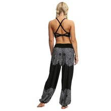 Load image into Gallery viewer, Women Bohemian Digital Printing Feather Fitness Yoga Casual Pants