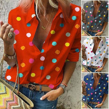 Load image into Gallery viewer, Summer Printed Breathable Dot Pullover Shirt