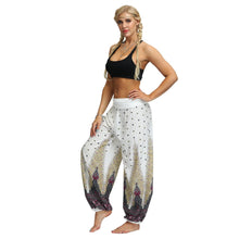 Load image into Gallery viewer, Women Bohemian Digital Printing Feather Fitness Yoga Casual Pants