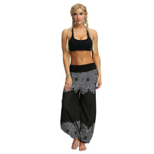 Load image into Gallery viewer, Women Bohemian Digital Printing Feather Fitness Yoga Casual Pants