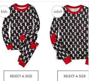 Family Christmas pajams printing set Xmas family suit -5