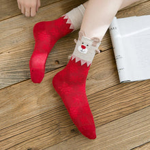 Load image into Gallery viewer, 3 Pairs Christmas Winter Warm Deer Elk Xmas Socks Gifts