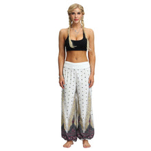 Load image into Gallery viewer, Women Bohemian Digital Printing Feather Fitness Yoga Casual Pants