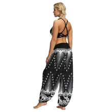 Load image into Gallery viewer, Women Bohemian Digital Printing Feather Fitness Yoga Casual Pants