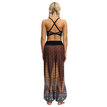 Load image into Gallery viewer, Women Bohemian Digital Printing Feather Fitness Yoga Casual Pants