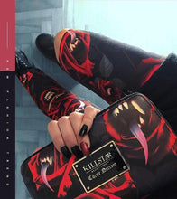 Load image into Gallery viewer, Women's Dark Gothic Rose Print Knee Cutout Leggings Pants