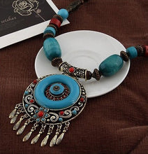 Load image into Gallery viewer, Bohemian Ethnic Style Hand-Woven Colorful Jewel Necklace