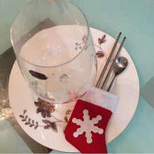 Load image into Gallery viewer, 10Pcs/Set Christmas Socks Cutlery Tableware Holder Sets Dinner Decor