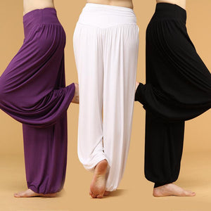 Yoga pants modal bloomers women's sports pants fitness body clothing loose