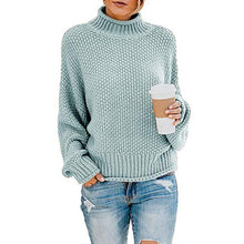 Load image into Gallery viewer, Women Fall/winter New Loose Turtleneck Pullover Plus Size Sweater