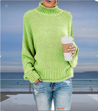 Load image into Gallery viewer, Women Fall/winter New Loose Turtleneck Pullover Plus Size Sweater