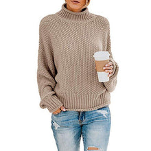 Load image into Gallery viewer, Women Fall/winter New Loose Turtleneck Pullover Plus Size Sweater