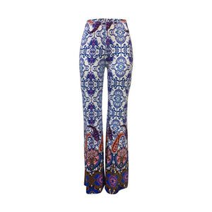 Fashion Pattern Printed Women's Bootcut Pants