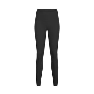 Yoga pants women without embarrassment line high waist lift hip elastic fitness exercise nine-point pants