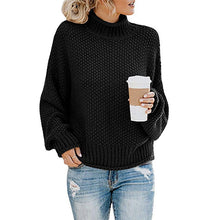Load image into Gallery viewer, Women Fall/winter New Loose Turtleneck Pullover Plus Size Sweater