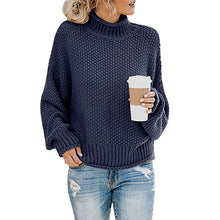 Load image into Gallery viewer, Women Fall/winter New Loose Turtleneck Pullover Plus Size Sweater