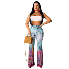 Load image into Gallery viewer, Fashion Pattern Printed Women&#39;s Bootcut Pants