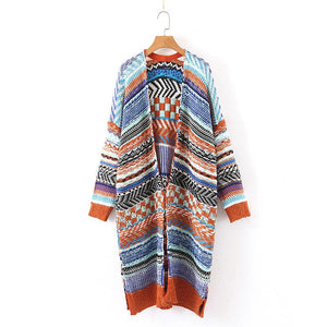 Autumn women's new reverse-wearing cardigan sweater women