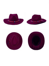 Load image into Gallery viewer, Wollen Gem Western Cowboy Hat Accessories