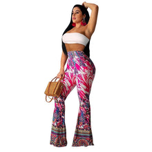 Load image into Gallery viewer, Fashion Pattern Printed Women&#39;s Bootcut Pants