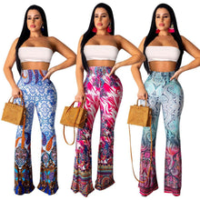 Load image into Gallery viewer, Fashion Pattern Printed Women&#39;s Bootcut Pants