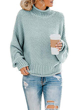 Load image into Gallery viewer, Women Fall/winter New Loose Turtleneck Pullover Plus Size Sweater