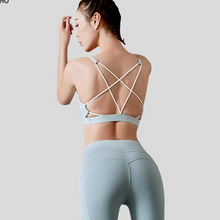 Load image into Gallery viewer, Back fitness running fast dry Yoga Pants sports no steel ring tennis bra underwear women