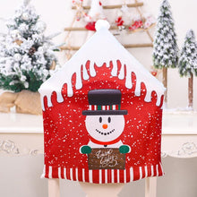 Load image into Gallery viewer, Christmas big hat chair cover home decoration cartoon old man snowman stool cover