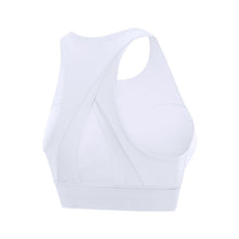 Load image into Gallery viewer, High collar sports bra triangle hollow back gathered shockproof yoga exercise underwear women