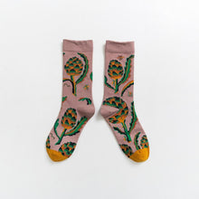 Load image into Gallery viewer, Designer socks children boneless sewing head pop style small Red Book Women&#39;s cotton socks