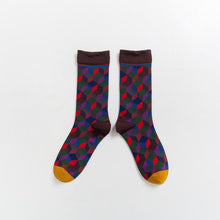 Load image into Gallery viewer, Designer socks children boneless sewing head pop style small Red Book Women&#39;s cotton socks