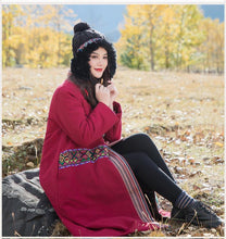 Load image into Gallery viewer, Winter ethnic wind oversize women&#39;s cotton-padded jackets