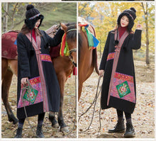 Load image into Gallery viewer, Winter ethnic wind oversize women&#39;s cotton-padded jackets