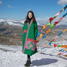Load image into Gallery viewer, Winter ethnic wind oversize women&#39;s cotton-padded jackets